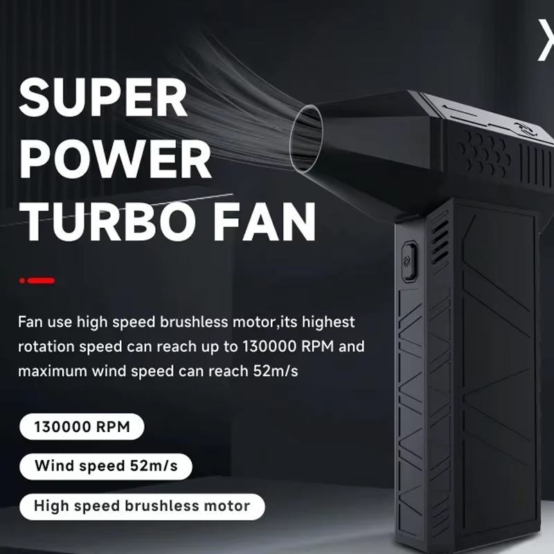 Outdoor Power Vacuum - Mini Camping Outdoor Handheld Turbo Fan