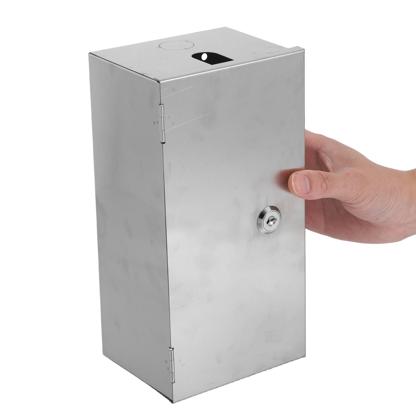 Outdoor Power Receptacle Box - Lockable Stainless Steel Outdoor Outlet Cover
