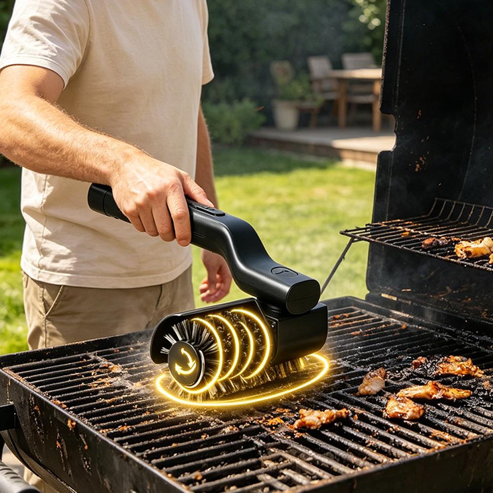 Electric Barbecue Grill Cleane - Outdoor Power Brush incelemesi ve fiyatı