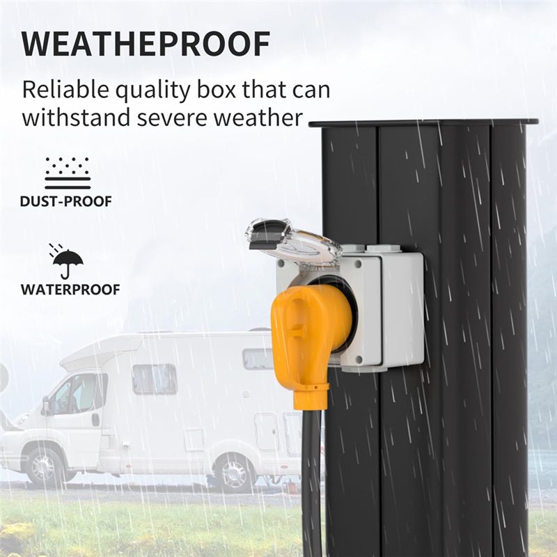 A05E-30Amp Power Outlet Box,12 - Outdoor Power Receptacle Box incelemesi ve fiyatı