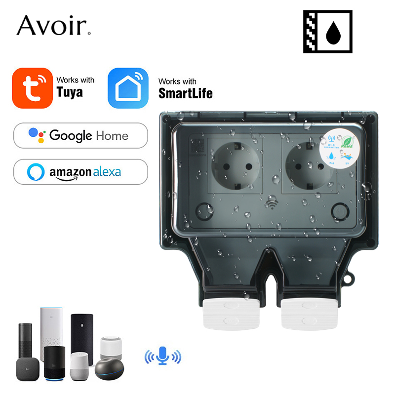 Avoir Tuya Wall Electrical Soc - Outdoor Power Outlet Waterproof incelemesi ve fiyatı