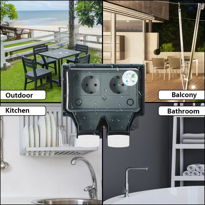 Avoir Tuya Wall Electrical Soc - Outdoor Power Outlet Waterproof incelemesi ve fiyatı