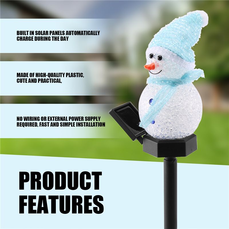 AT29-Snowman Solar Lights Chri - Outdoor Power For Xmas Lights incelemesi ve fiyatı