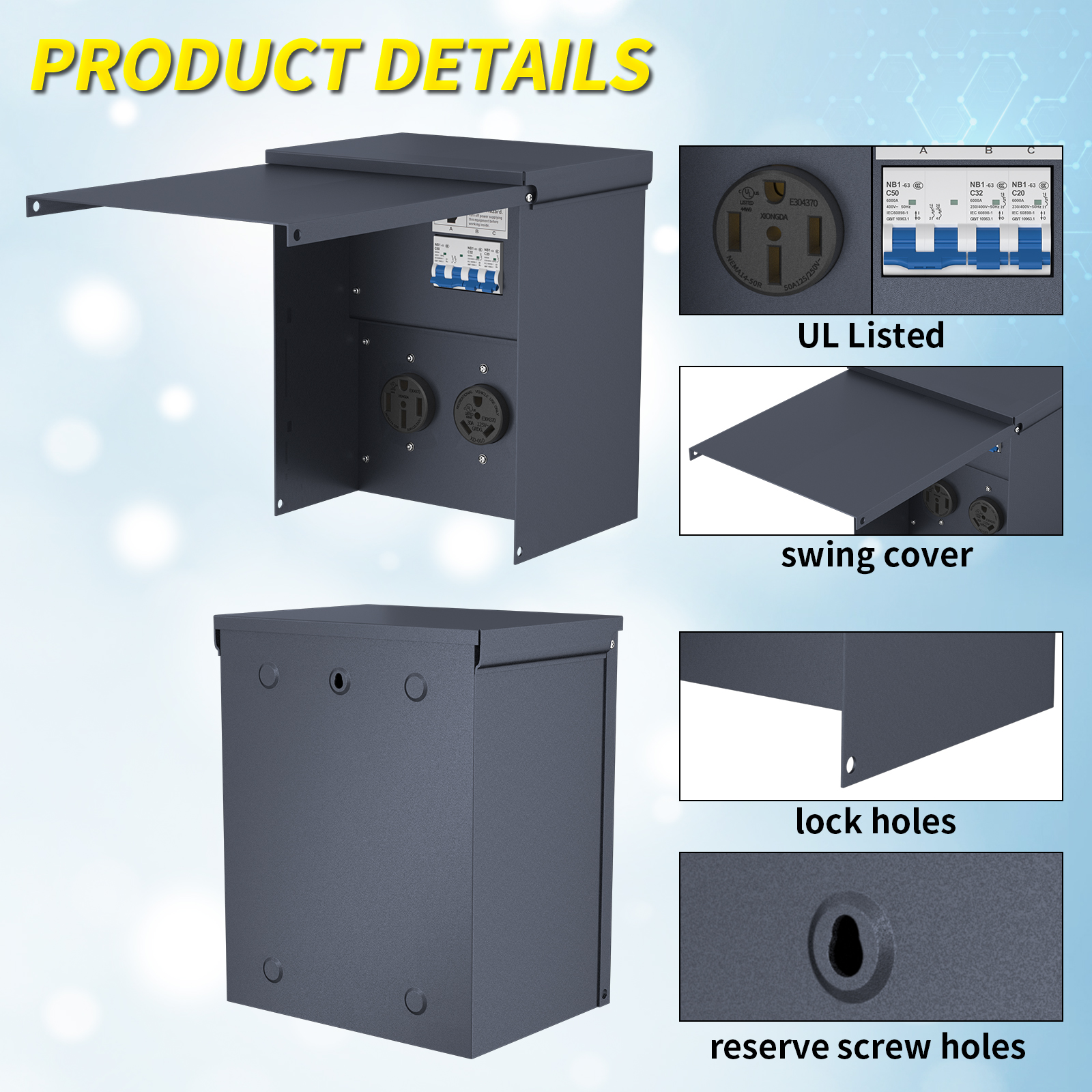 Weatherproof Outdoor RV Recept - Outdoor Power Receptacle Box incelemesi ve fiyatı