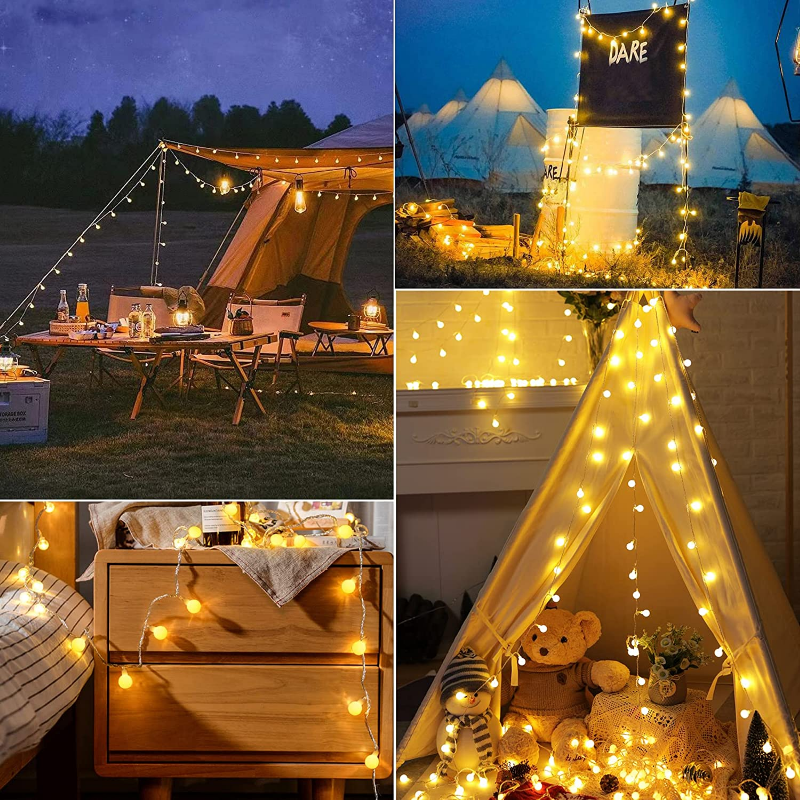 10M USB/Battery Power Ball LED - Outdoor Power For Christmas Lights incelemesi ve fiyatı