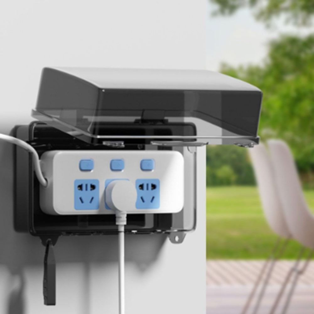 Durable Plastic Plug Box Water - Outdoor Power Outlet Waterproof incelemesi ve fiyatı