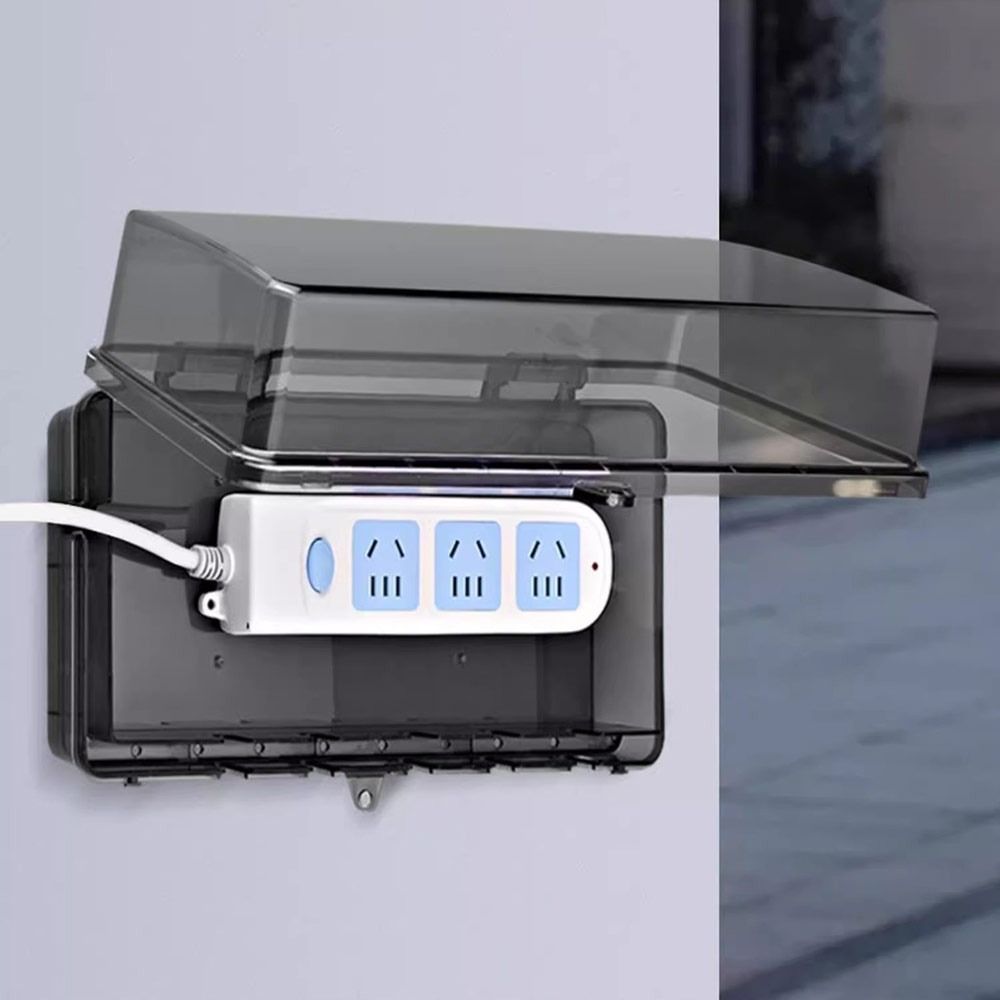 Durable Plastic Plug Box Water - Outdoor Power Outlet Waterproof incelemesi ve fiyatı