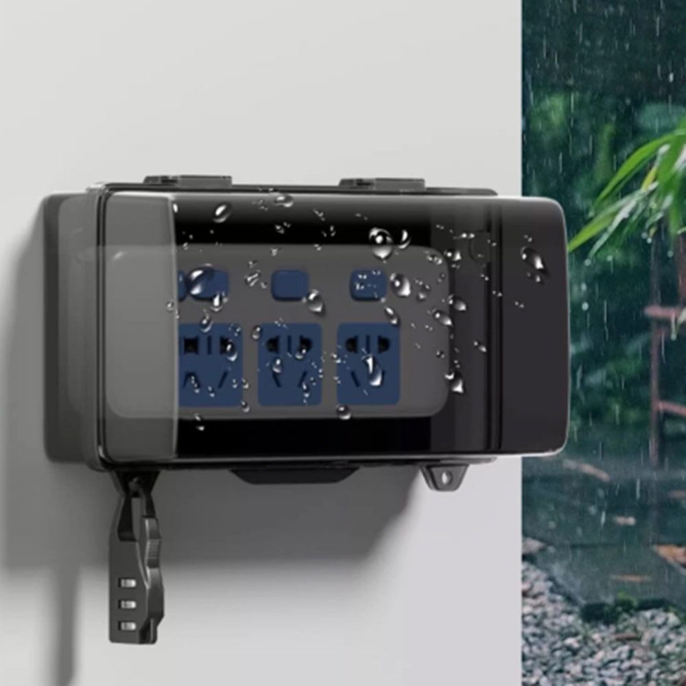 Durable Plastic Plug Box Water - Outdoor Power Outlet Waterproof incelemesi ve fiyatı