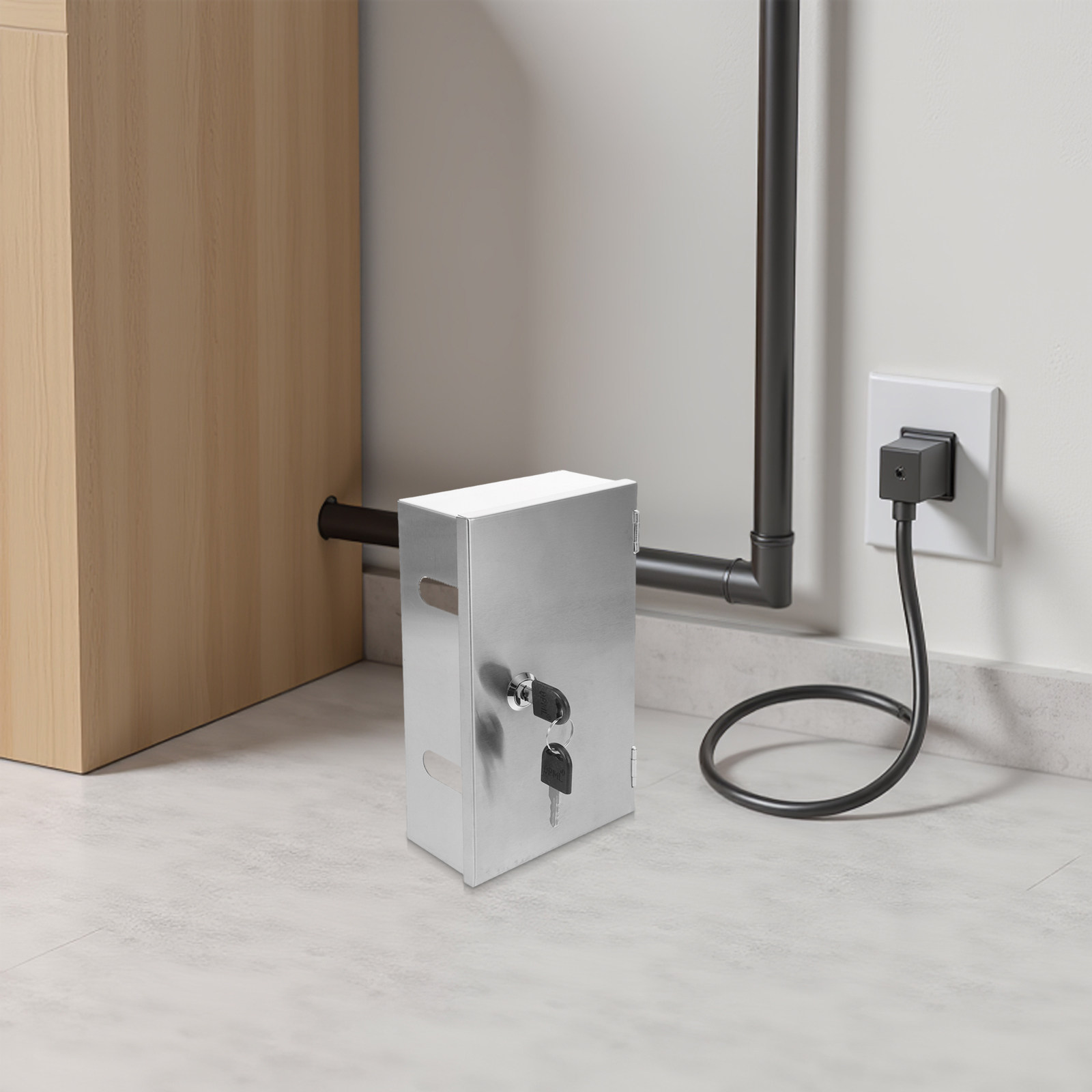 Stainless Steel Electrical Box - Outdoor Power Garage incelemesi ve fiyatı