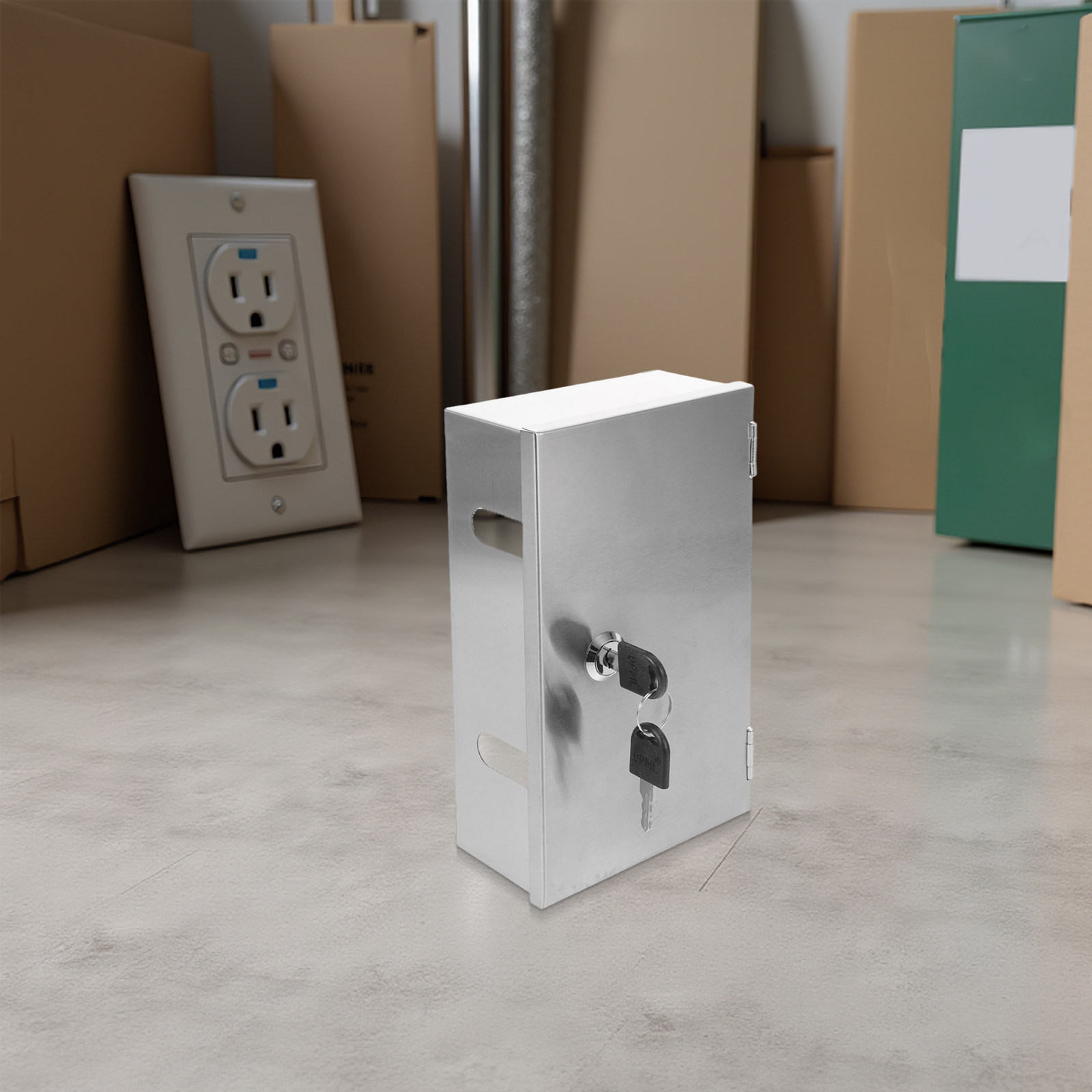 Stainless Steel Electrical Box - Outdoor Power Garage incelemesi ve fiyatı