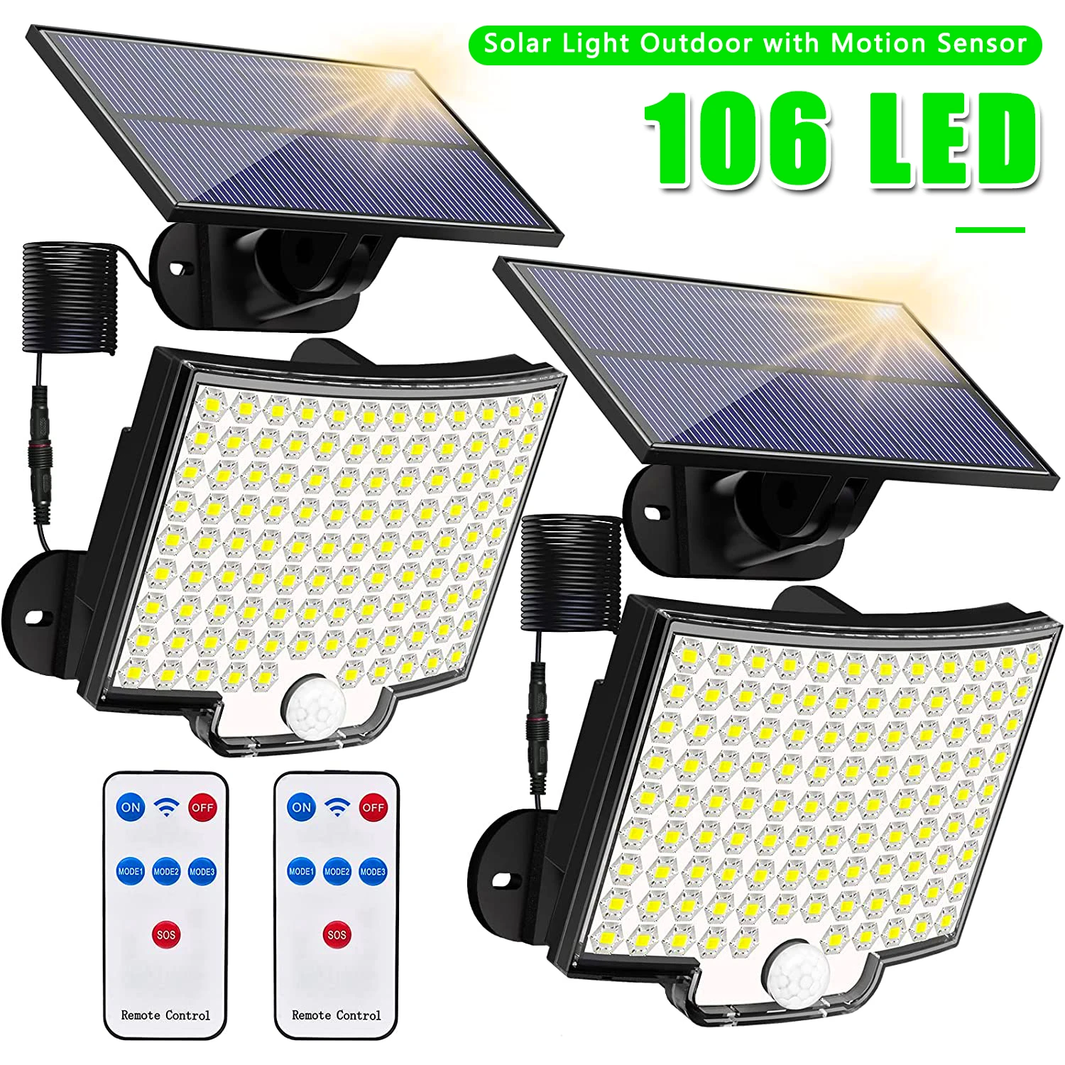 106LED Solar Light Outdoor Wat - Outdoor Power Garage incelemesi ve fiyatı