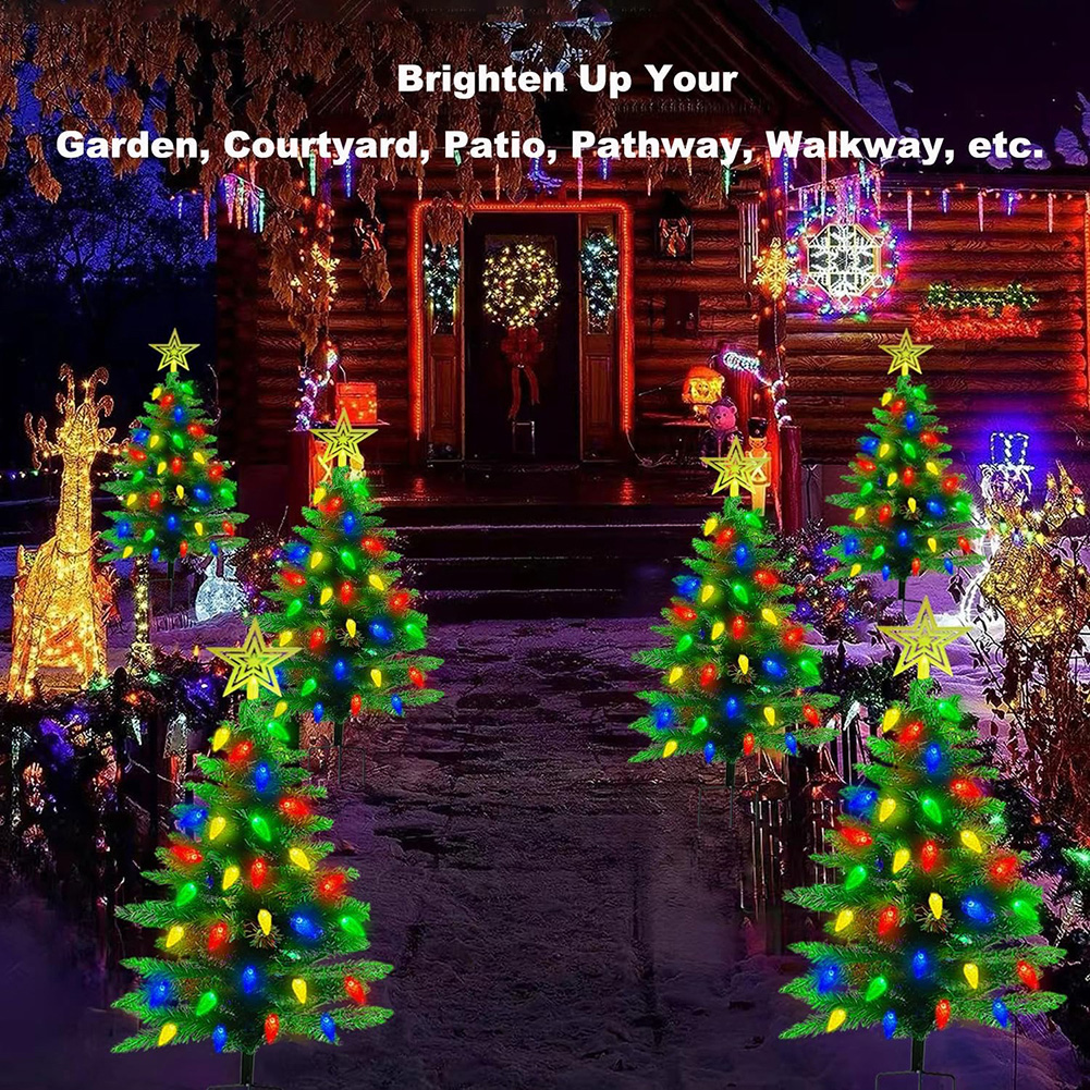 Xmas Tree Garden Decorative Le - Outdoor Power For Xmas Lights incelemesi ve fiyatı