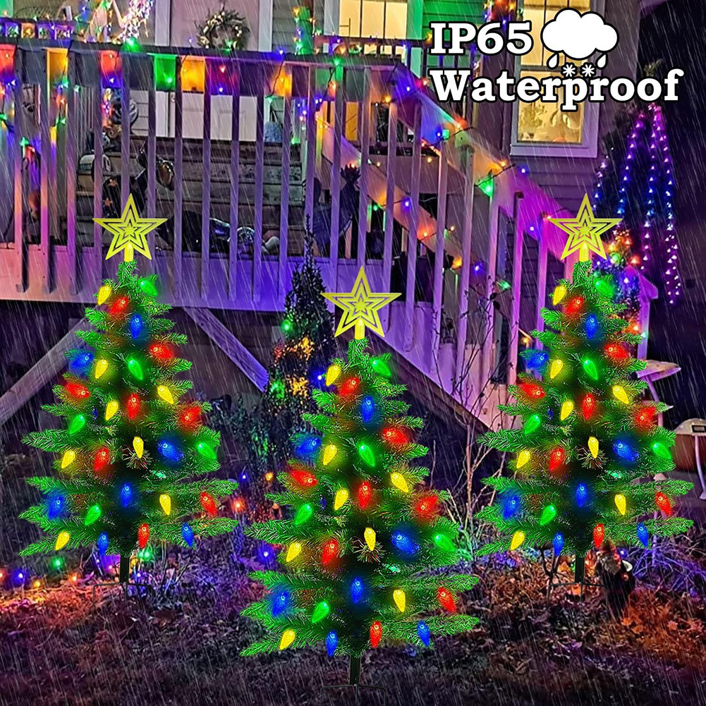 Xmas Tree Garden Decorative Le - Outdoor Power For Xmas Lights incelemesi ve fiyatı