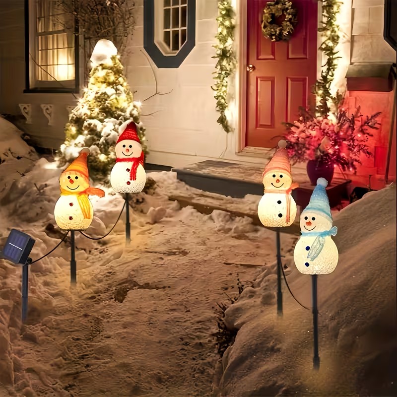 1-4PCS Christmas Solar Powered - Outdoor Power For Christmas Lights incelemesi ve fiyatı