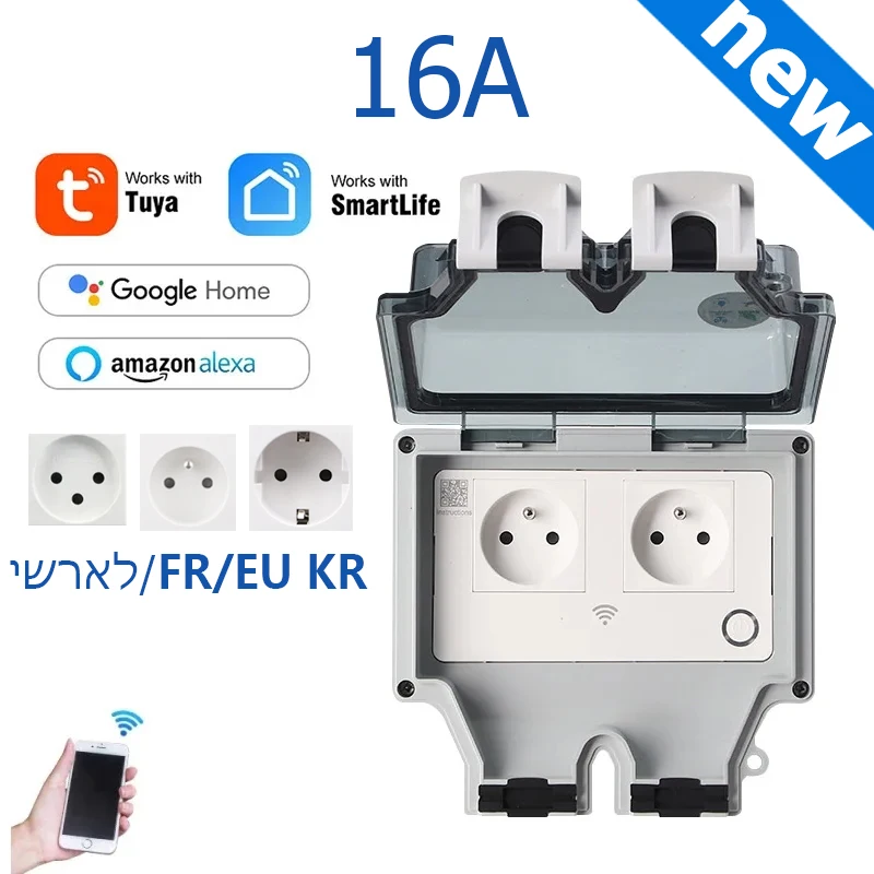 Tuya Power Socket IP66 Outdoor - Outdoor Power Outlet Waterproof incelemesi ve fiyatı