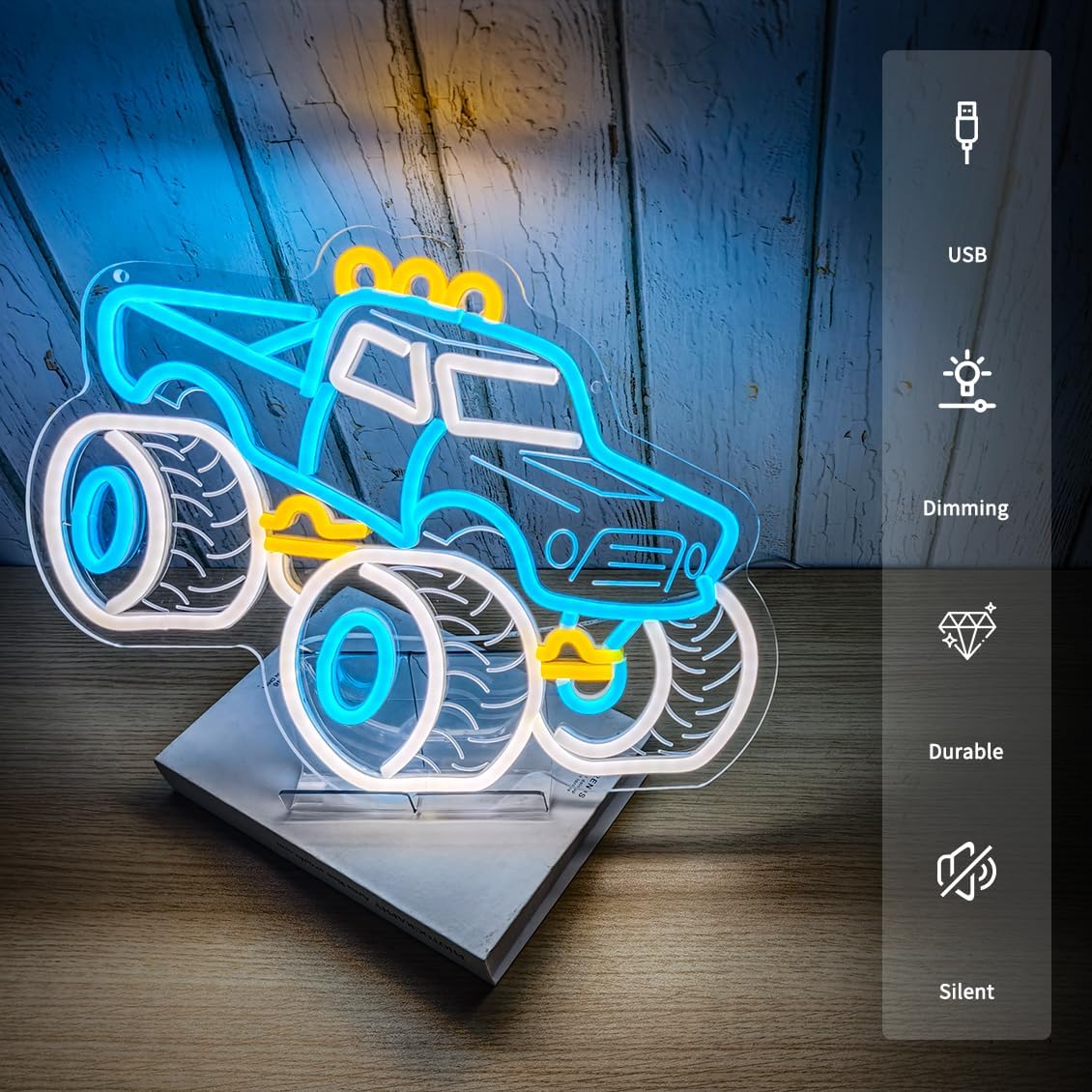  Truck Neon Sign USB Powered  - Outdoor Power Garage incelemesi ve fiyatı