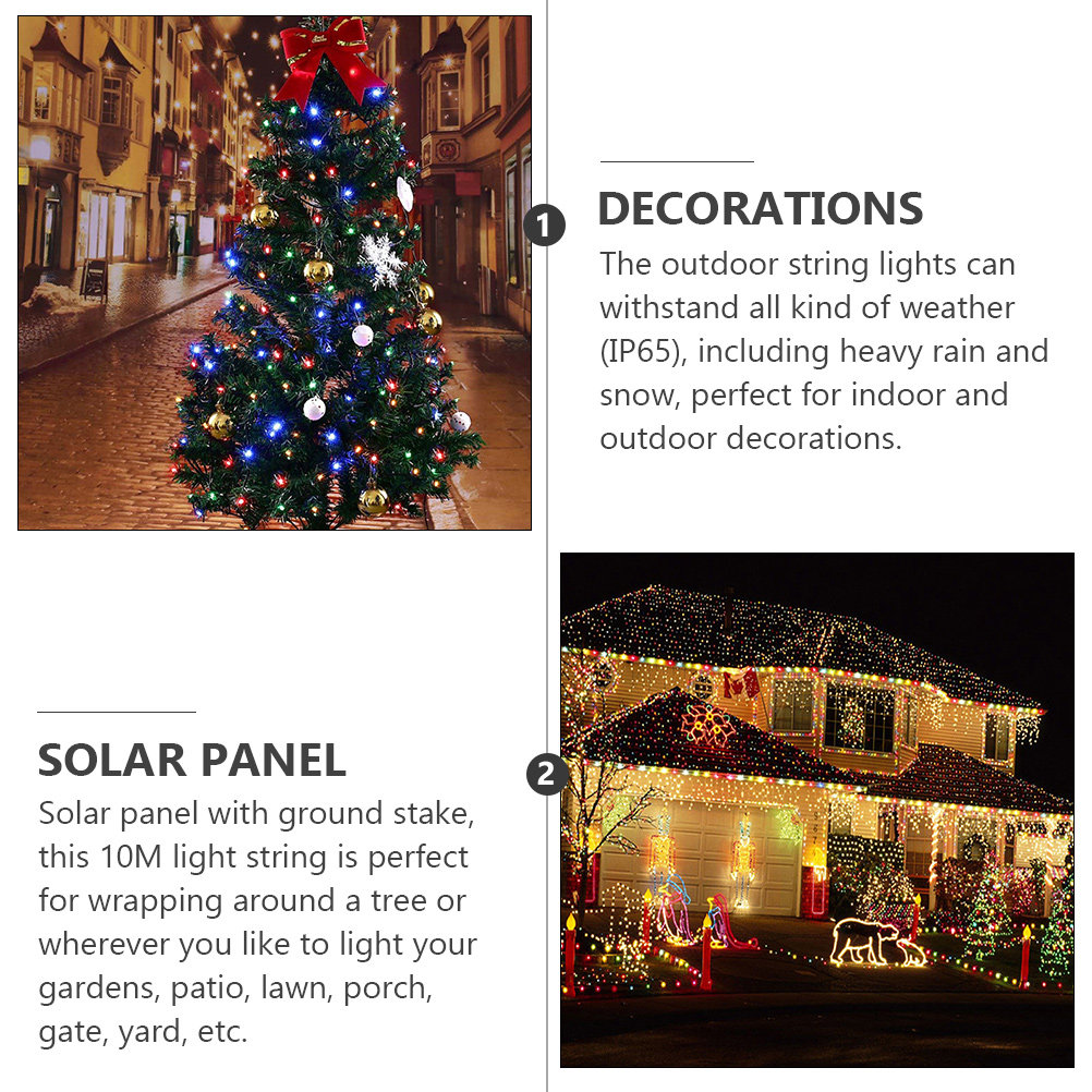 2 Sets Christmas Decor Outdoor - Outdoor Power For Xmas Lights incelemesi ve fiyatı