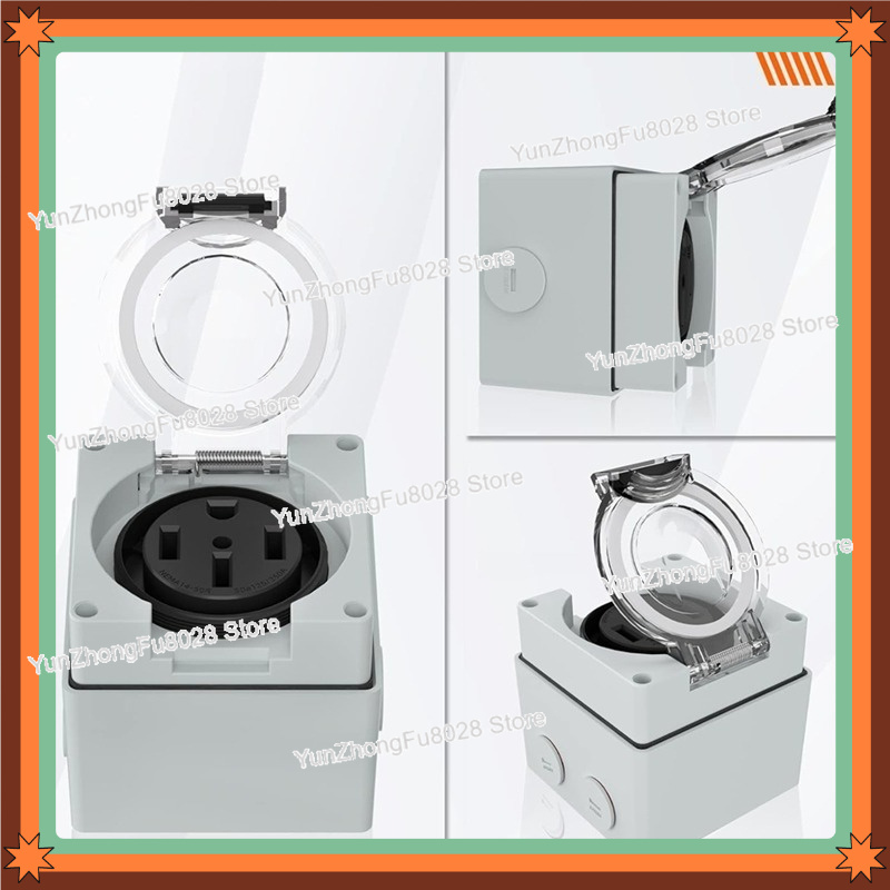 50Amp 14-50R Power Outlet Box  - Outdoor Power Receptacle Box incelemesi ve fiyatı
