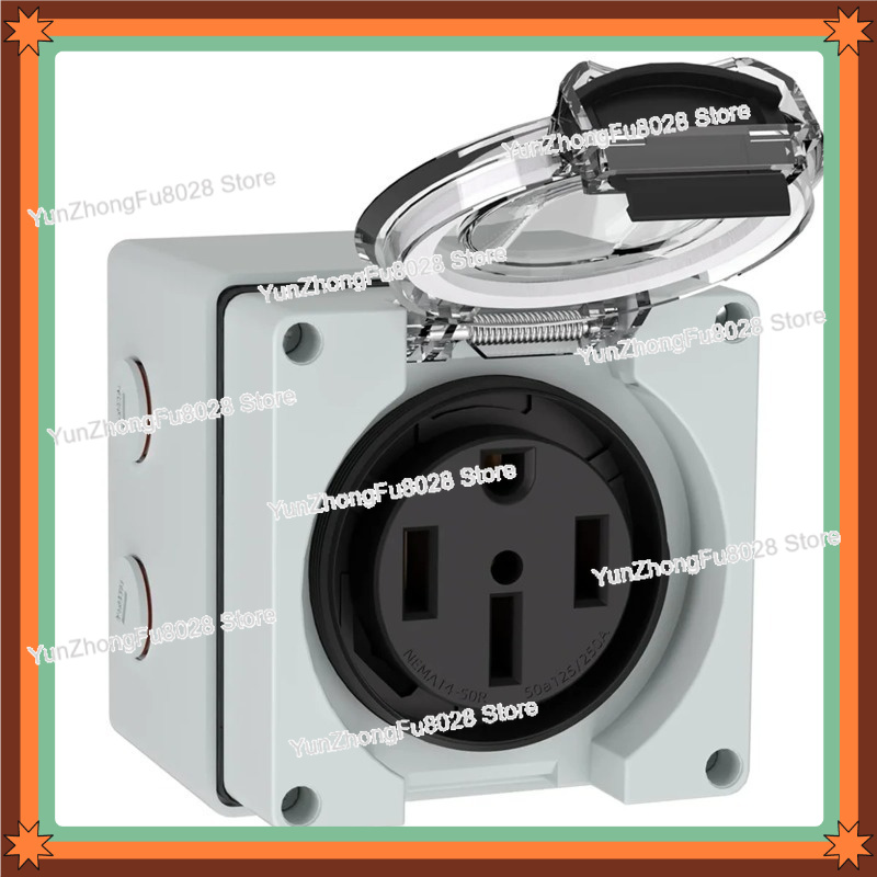 50Amp 14-50R Power Outlet Box  - Outdoor Power Receptacle Box incelemesi ve fiyatı