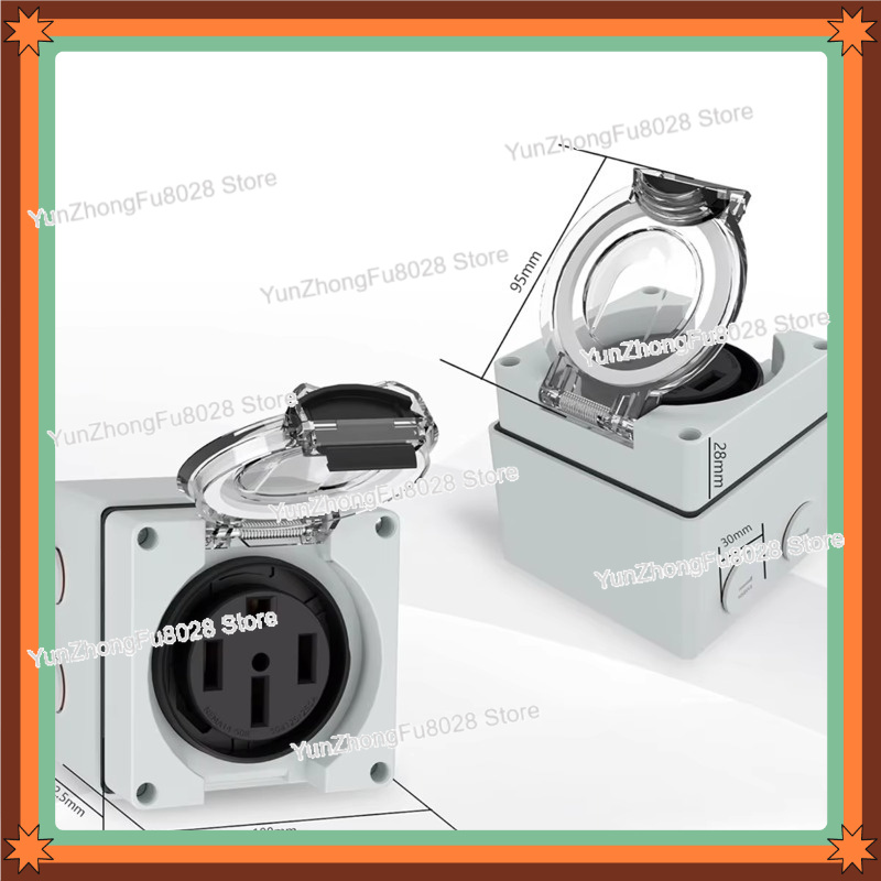 50Amp 14-50R Power Outlet Box  - Outdoor Power Receptacle Box incelemesi ve fiyatı