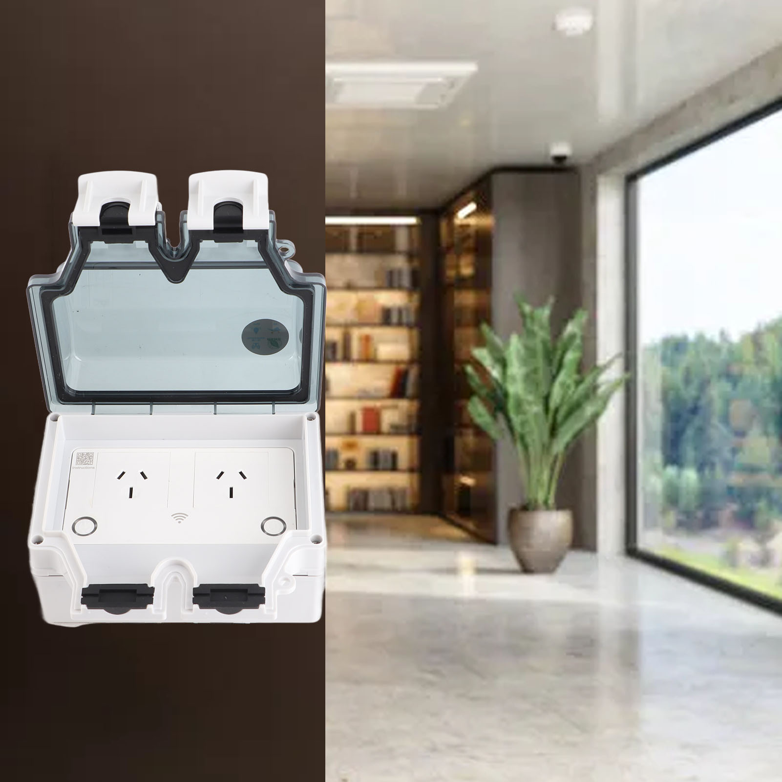 Waterproof Socket WiFi Socket  - Outdoor Power Outlet Waterproof incelemesi ve fiyatı