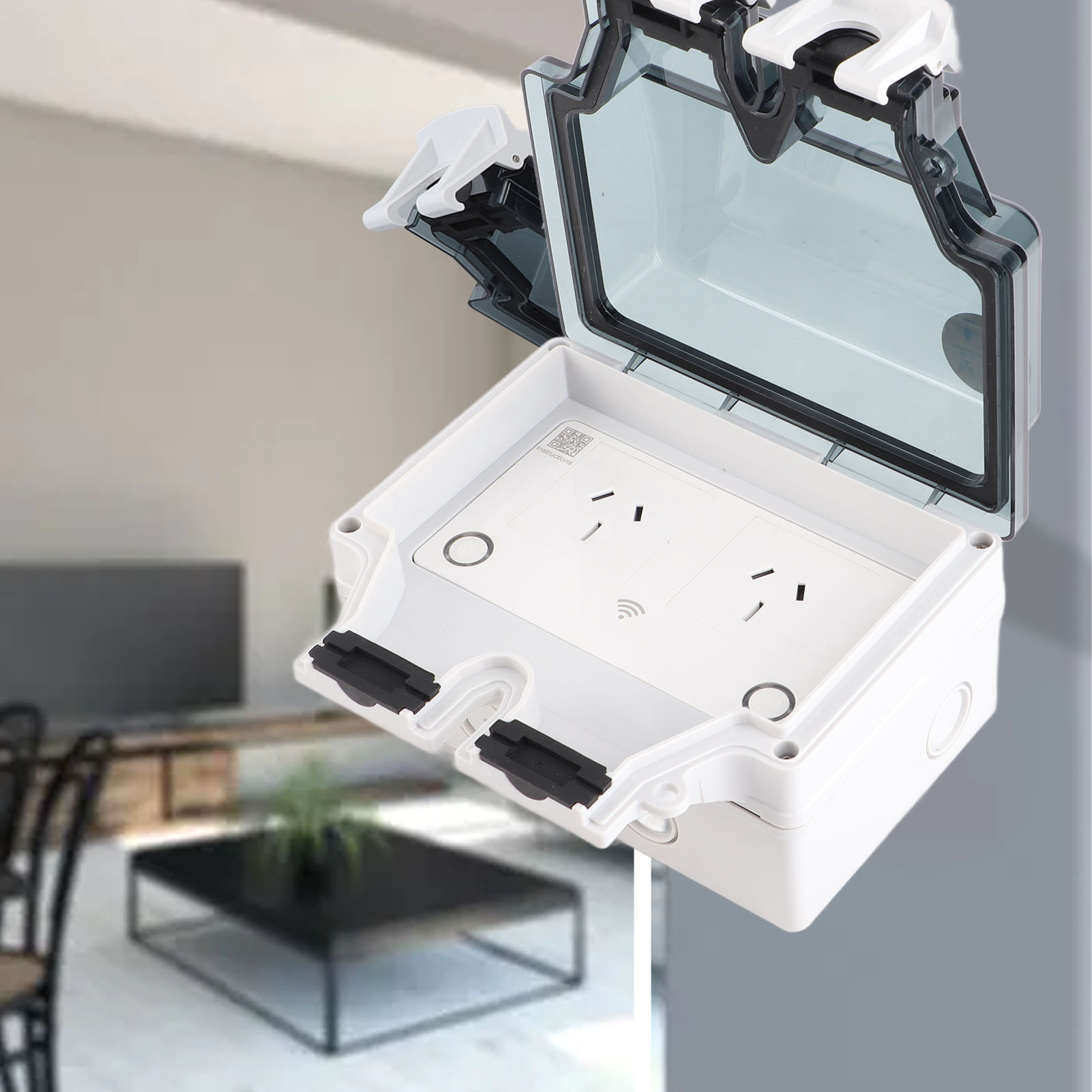 Waterproof Socket WiFi Socket  - Outdoor Power Outlet Waterproof incelemesi ve fiyatı