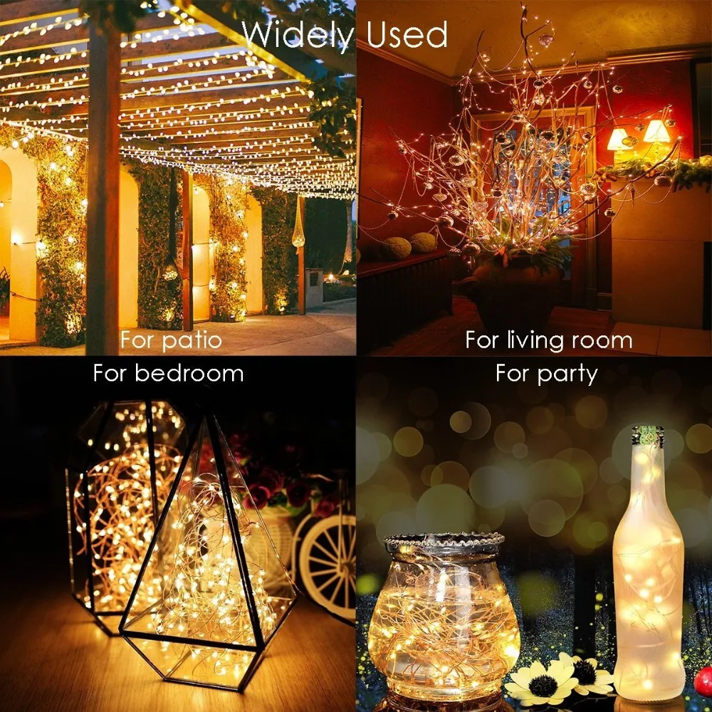 Solar String Fairy Lights 12m  - Outdoor Power For Christmas Lights incelemesi ve fiyatı