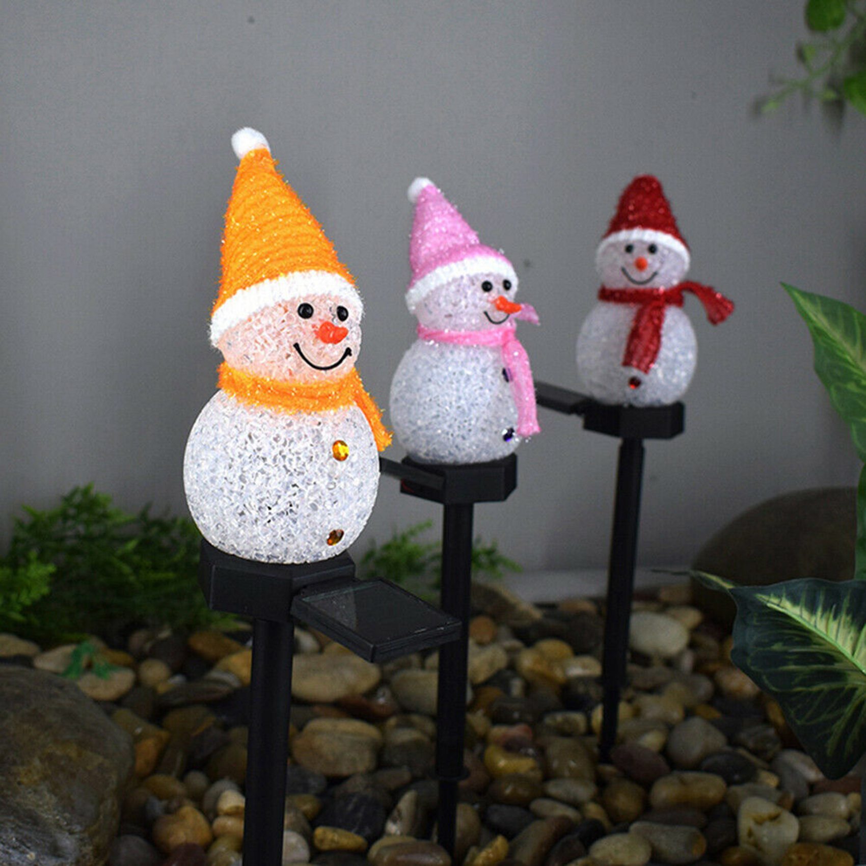 ABAH-Snowman Solar Lights Chri - Outdoor Power For Xmas Lights incelemesi ve fiyatı