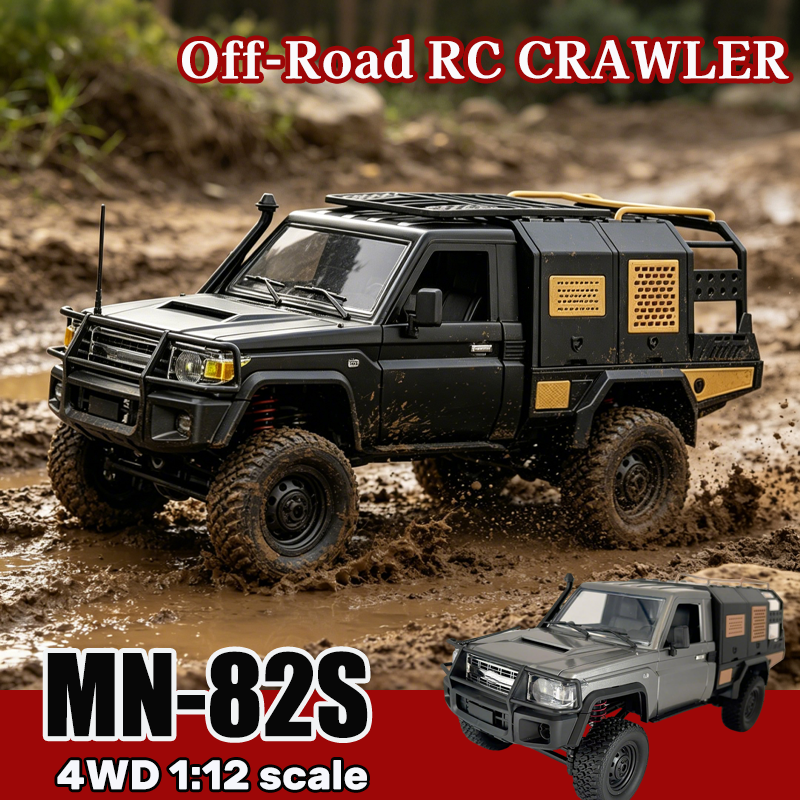 RC Crawler MN82S 1/12 Full Sca - Outdoor Power Brush incelemesi ve fiyatı