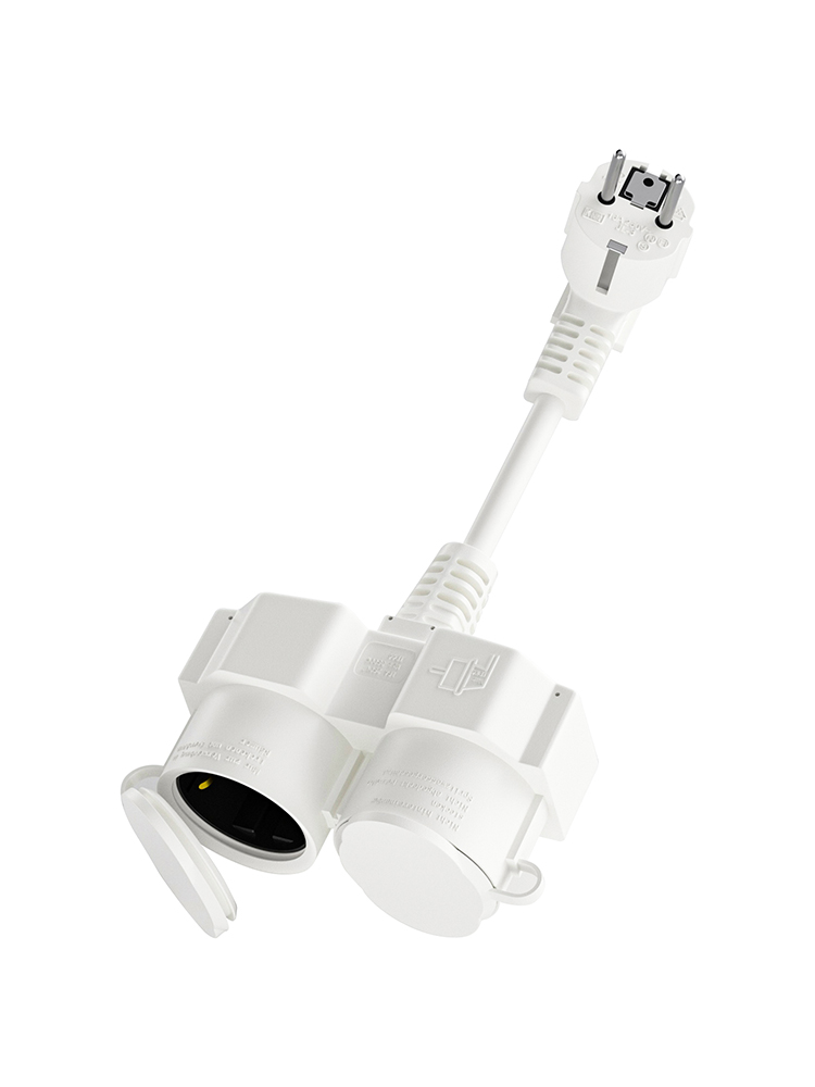EU Extension Cable with 2 Schu - Outdoor Power Vac incelemesi ve fiyatı