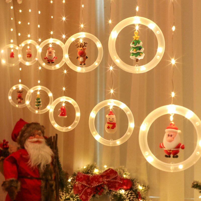 Christmas LED Curtain Lights U - Outdoor Power For Xmas Lights incelemesi ve fiyatı