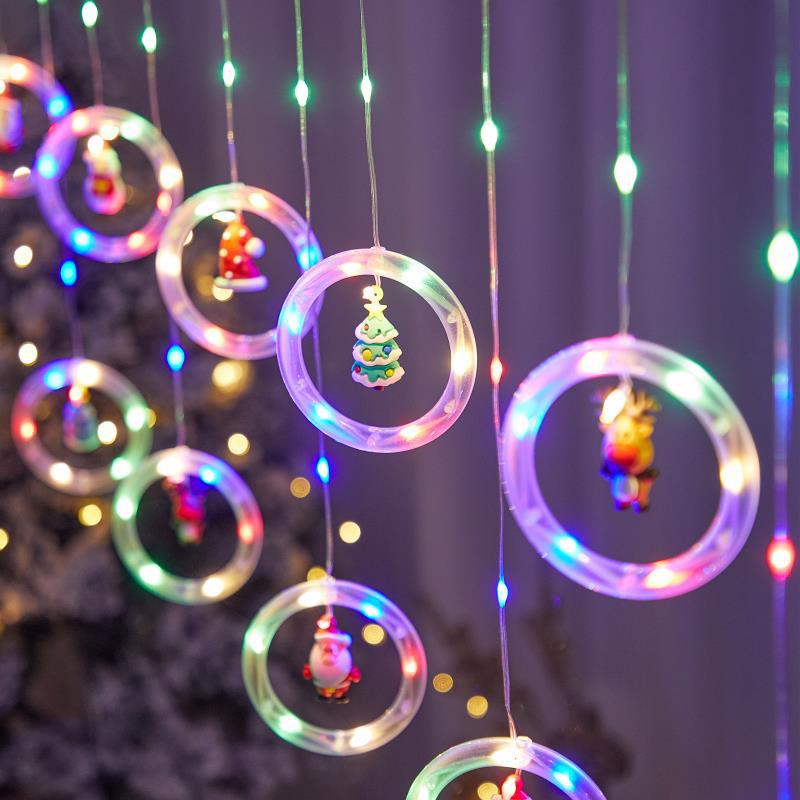 Christmas LED Curtain Lights U - Outdoor Power For Xmas Lights incelemesi ve fiyatı