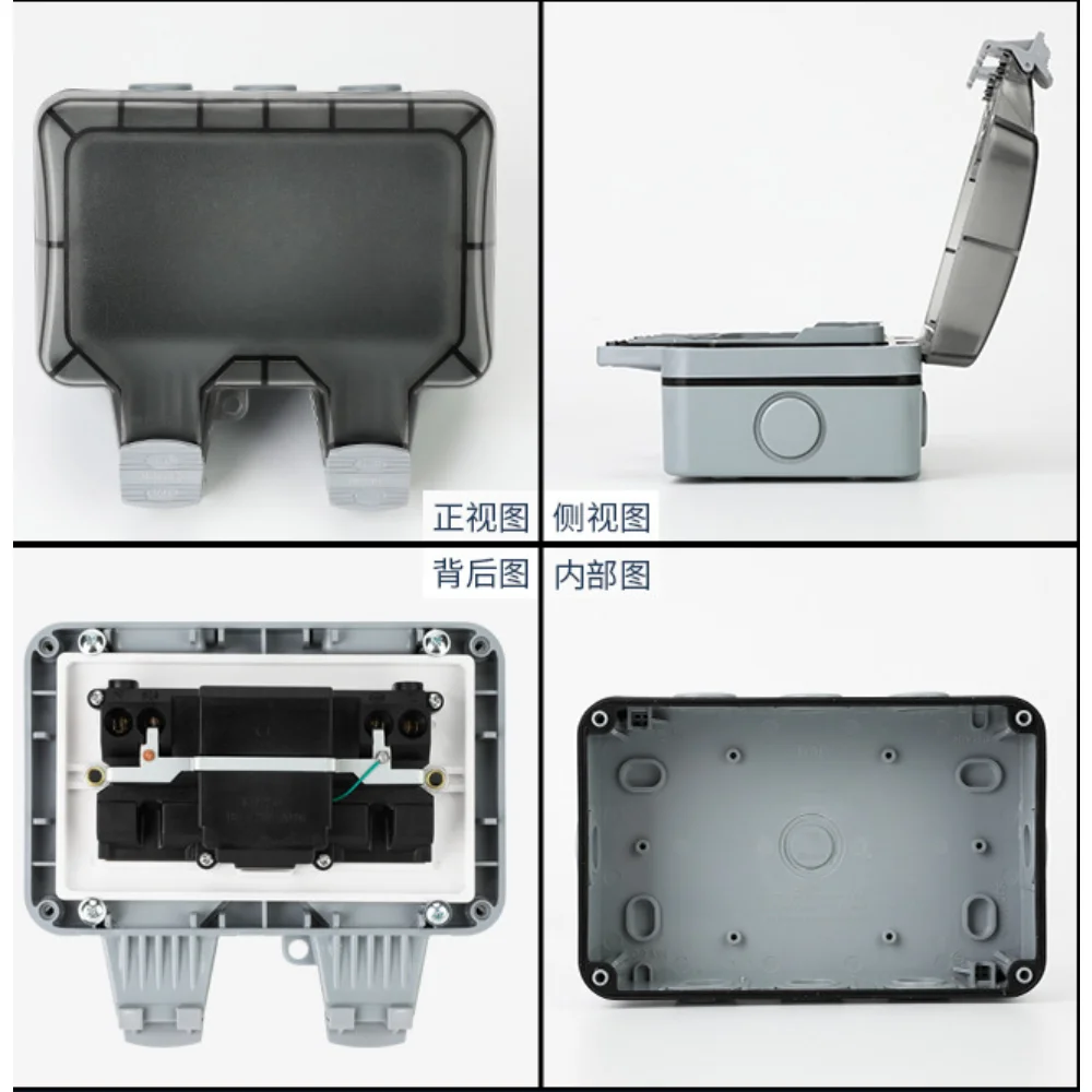 EU KR Outdoor Wall Waterproof  - Outdoor Power Outlet Waterproof incelemesi ve fiyatı