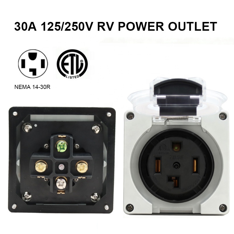 30Amp Power Outlet Box NEMA 14 - Outdoor Power Receptacle Box incelemesi ve fiyatı