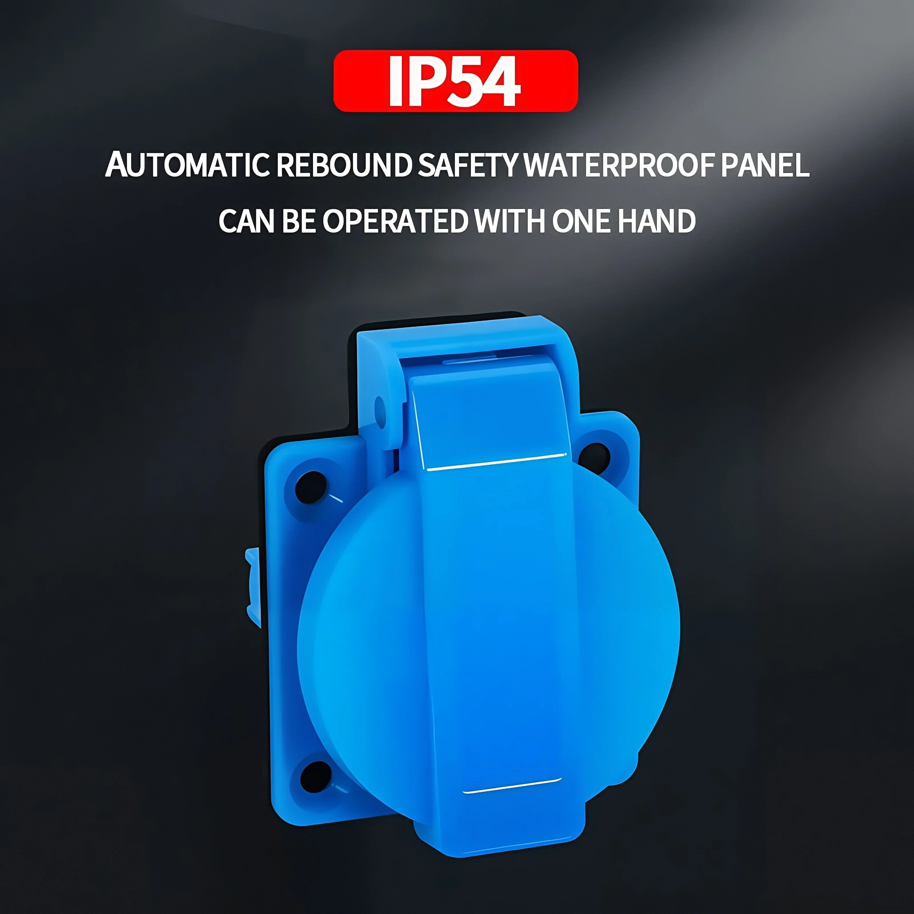 IP54 16A Waterproof Industrial - Outdoor Power Outlet Waterproof incelemesi ve fiyatı