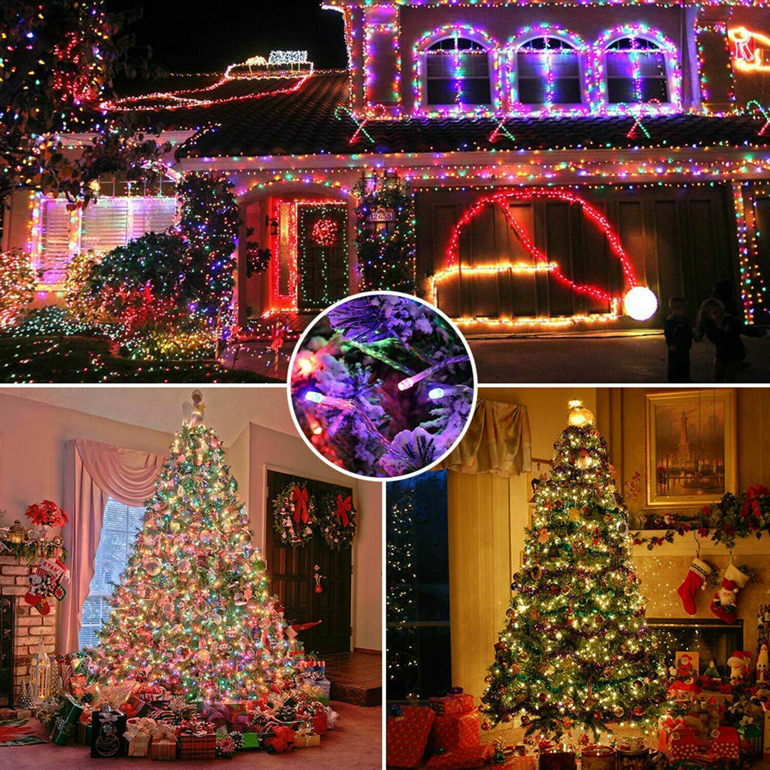 LED Solar String Lights 300LED - Outdoor Power For Xmas Lights incelemesi ve fiyatı