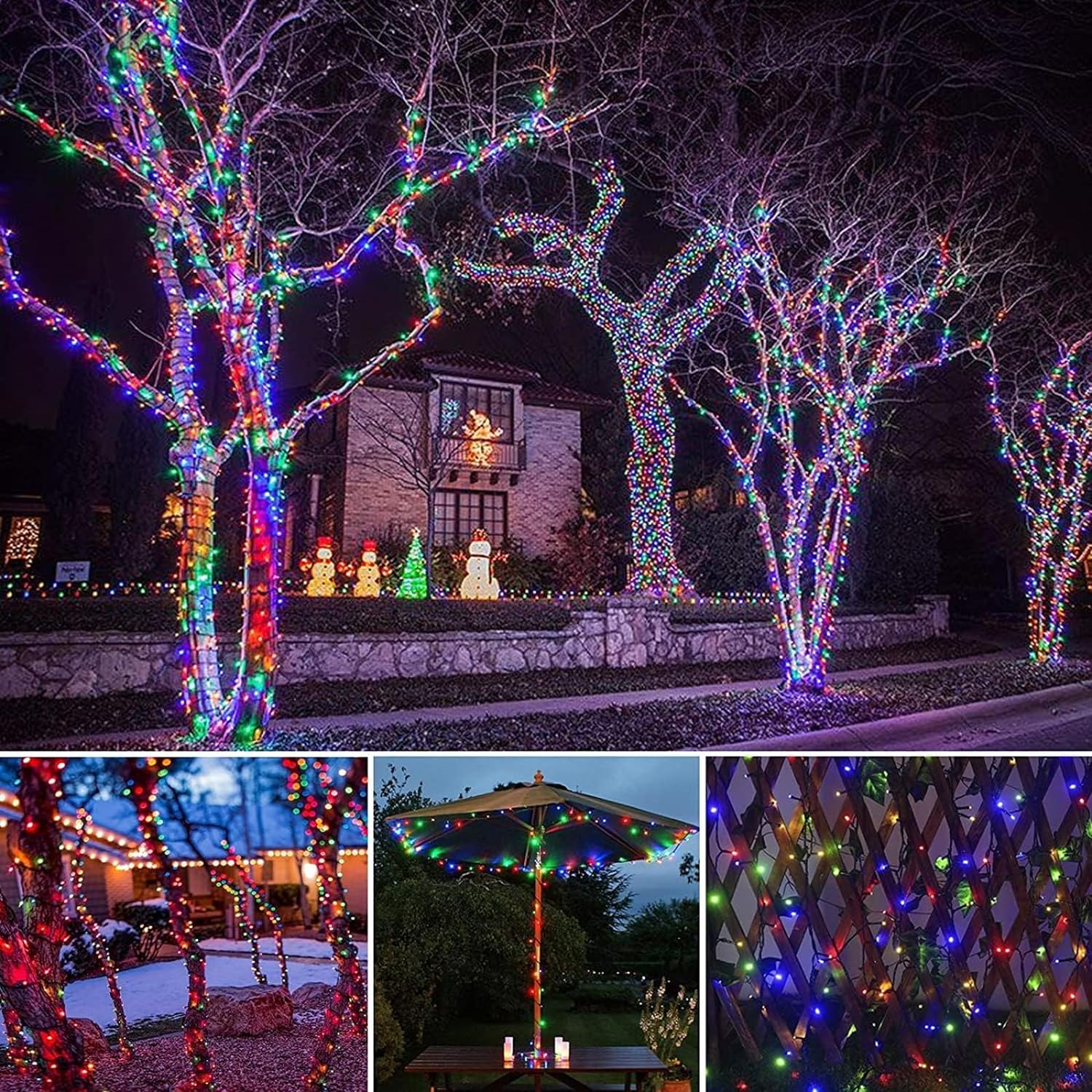 LED Solar String Lights 300LED - Outdoor Power For Xmas Lights incelemesi ve fiyatı