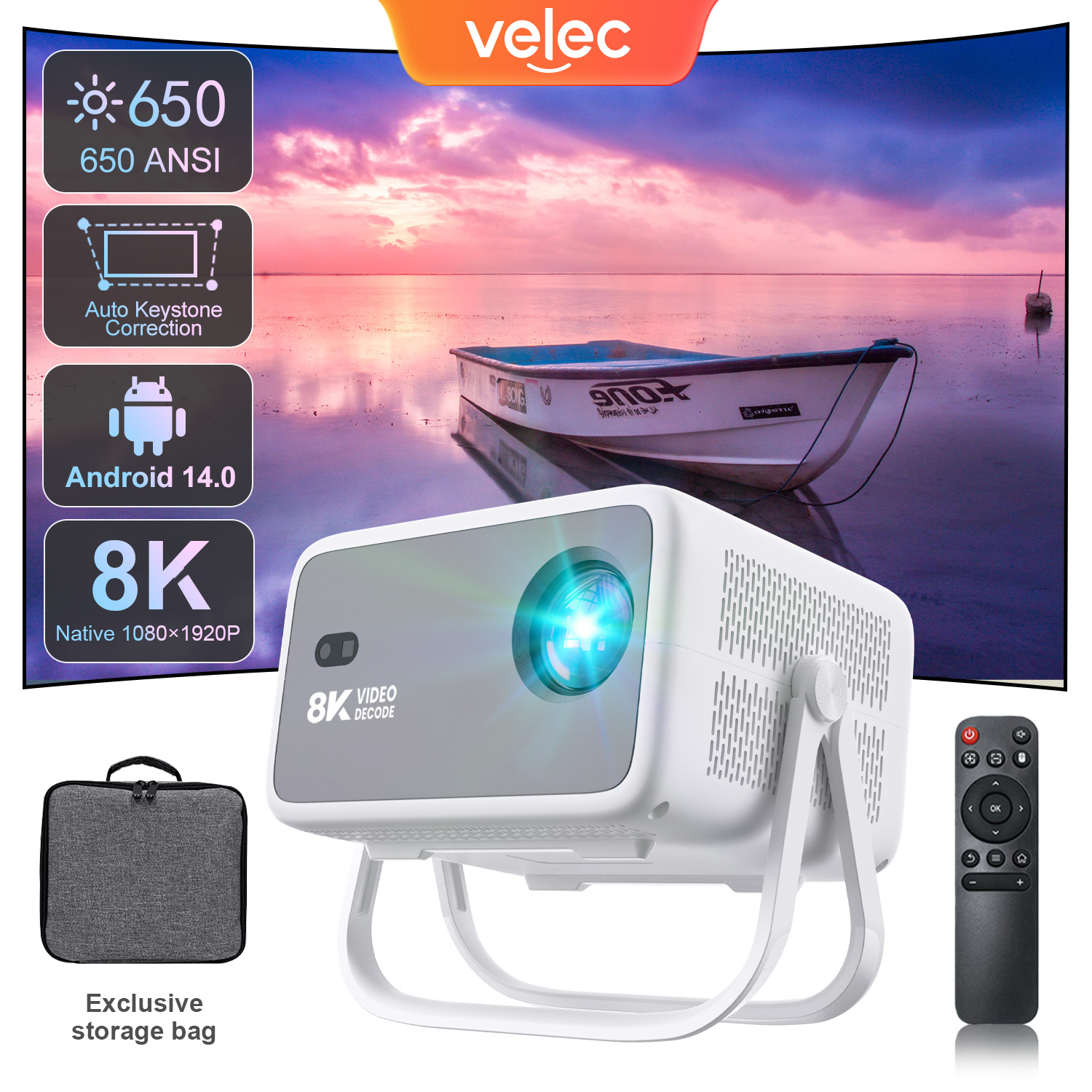 Velec New Projector 8K Video D - Outdoor Power Module incelemesi ve fiyatı