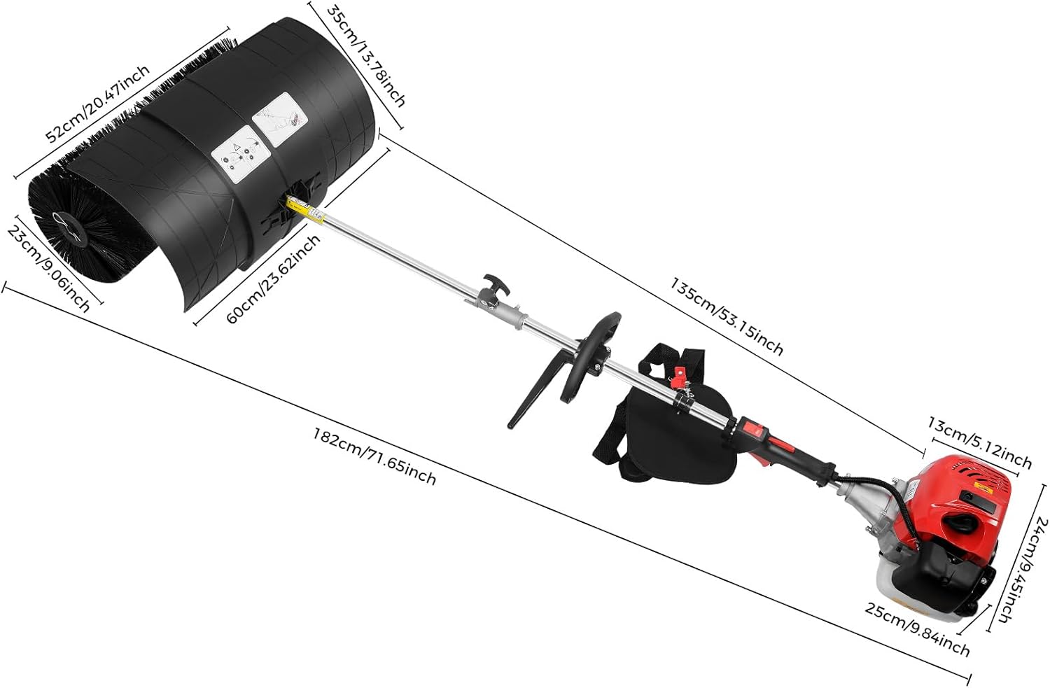 52CC Gas Hand Held Sweeper, 2- - Outdoor Power Brush incelemesi ve fiyatı