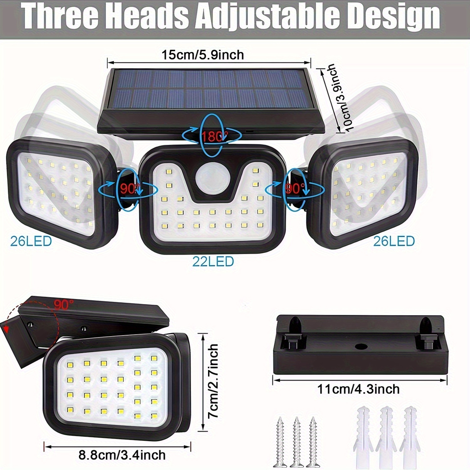 74 LED Solar Powered Motion Se - Outdoor Power Garage incelemesi ve fiyatı