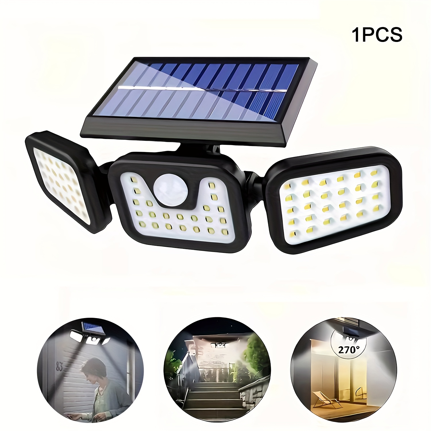 74 LED Solar Powered Motion Se - Outdoor Power Garage incelemesi ve fiyatı