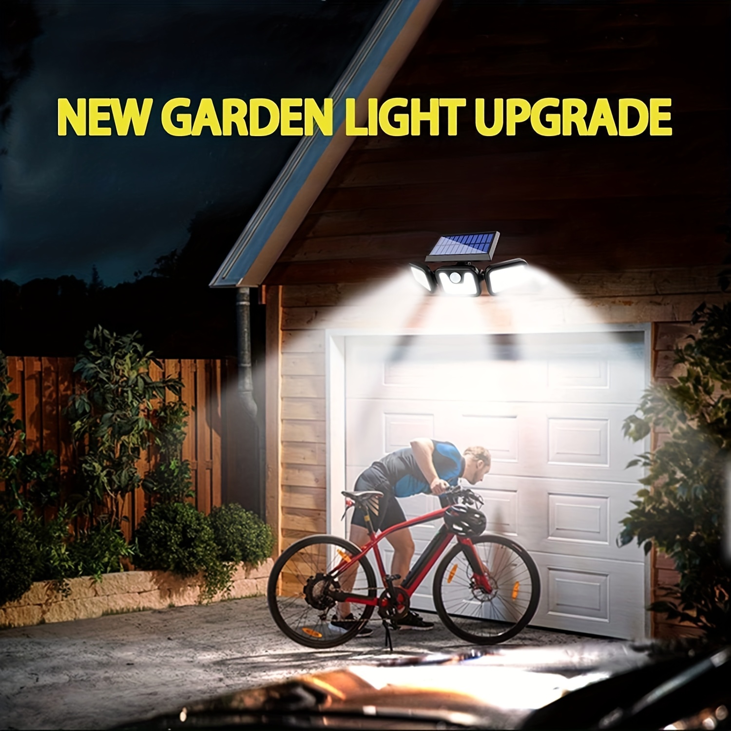 74 LED Solar Powered Motion Se - Outdoor Power Garage incelemesi ve fiyatı