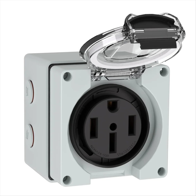 TFBC 50Amp Power Outlet Box,12 - Outdoor Power Receptacle Box incelemesi ve fiyatı