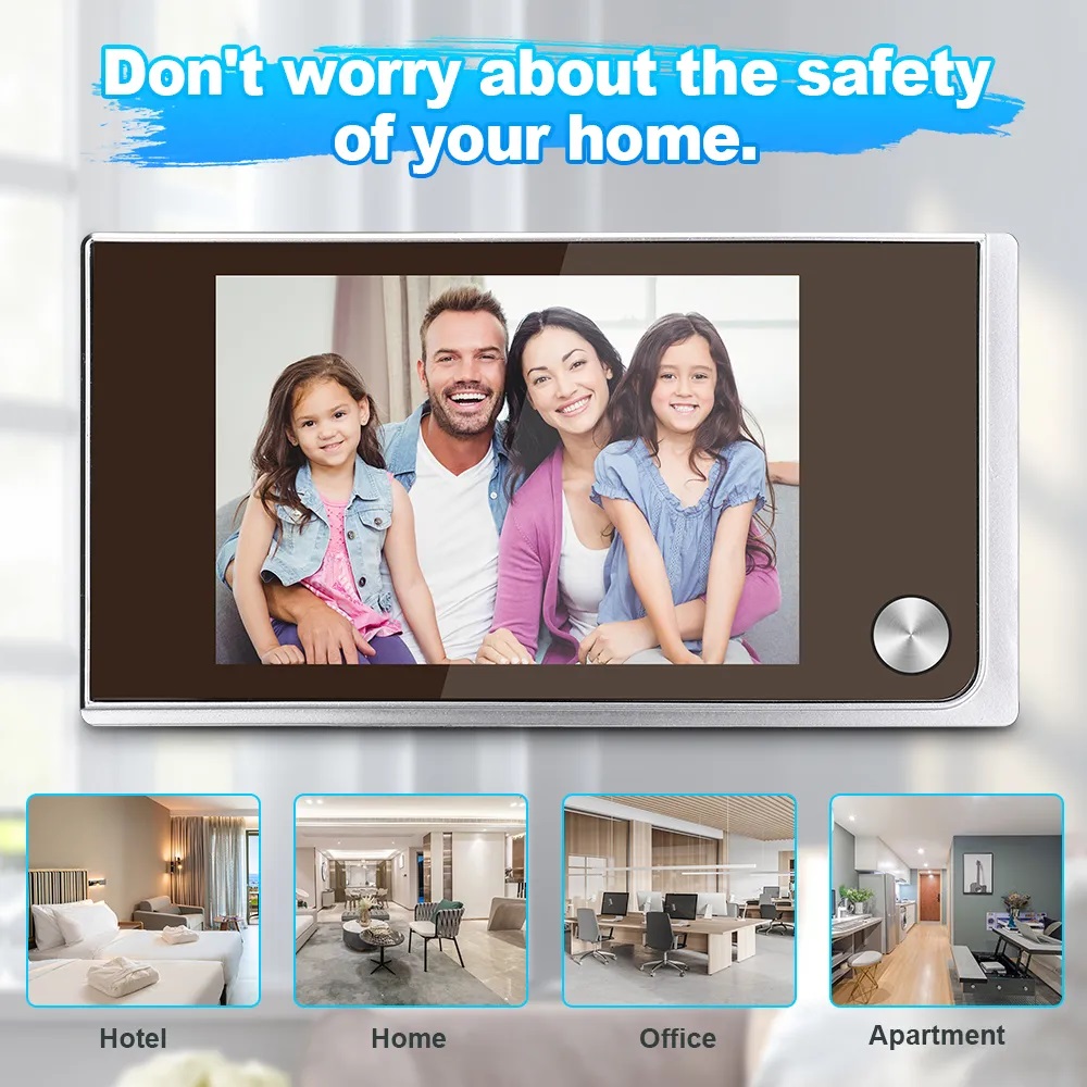 3.5 inch Camera Peephole Doorb - Outdoor Power Monitor incelemesi ve fiyatı