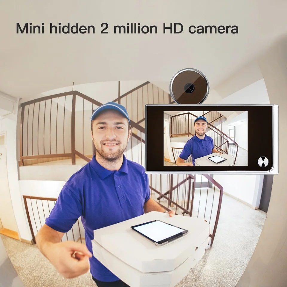 3.5 inch Camera Peephole Doorb - Outdoor Power Monitor incelemesi ve fiyatı