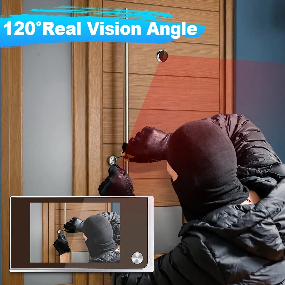 3.5 inch Camera Peephole Doorb - Outdoor Power Monitor incelemesi ve fiyatı