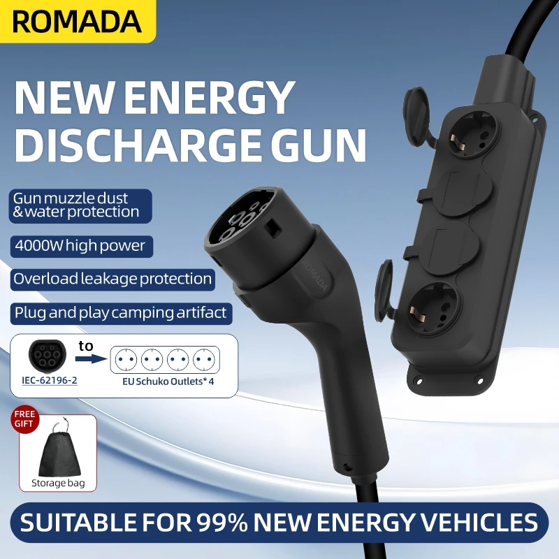 Portable 16A 4KW V2L Cable Ele - Outdoor Power Vac incelemesi ve fiyatı