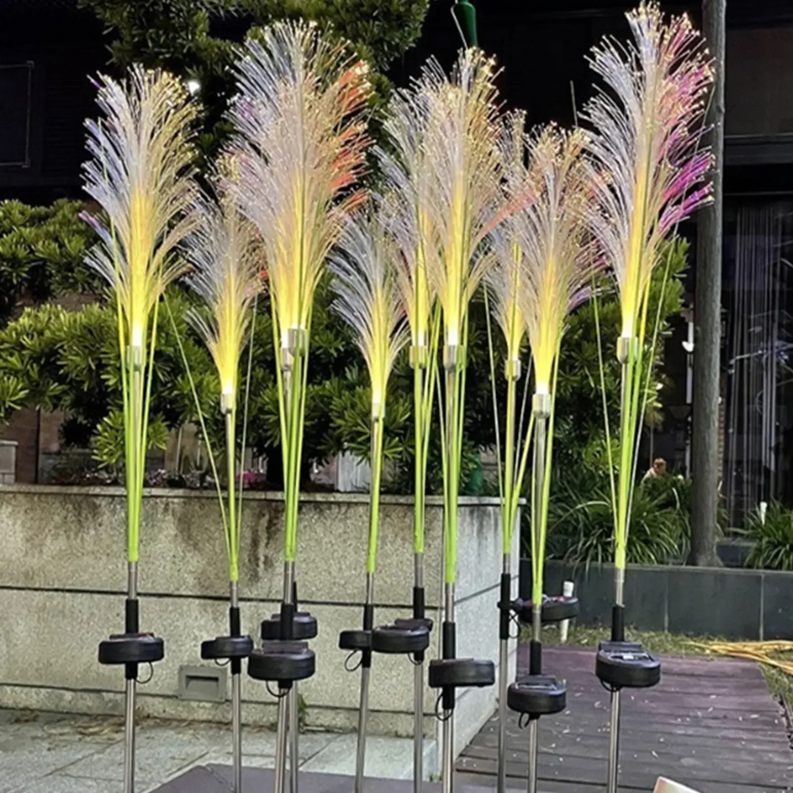 LED Solar Garden Reed Lamp Out - Outdoor Power For Christmas Lights incelemesi ve fiyatı