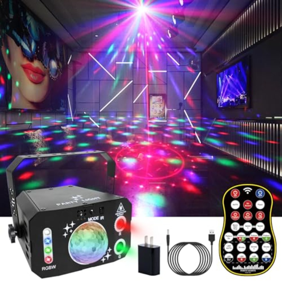 7 Lens Disco Ball LightsUSB Po - Outdoor Power For Xmas Lights incelemesi ve fiyatı