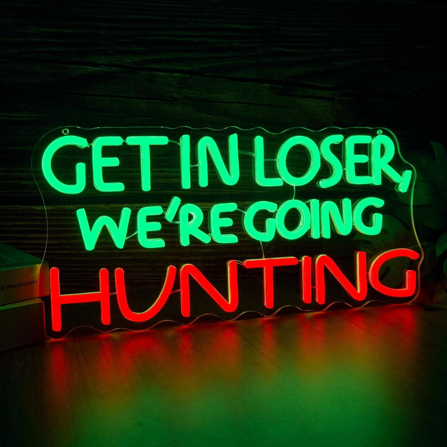 Funny Hunting Neon Sign LED Li - Outdoor Power Garage incelemesi ve fiyatı